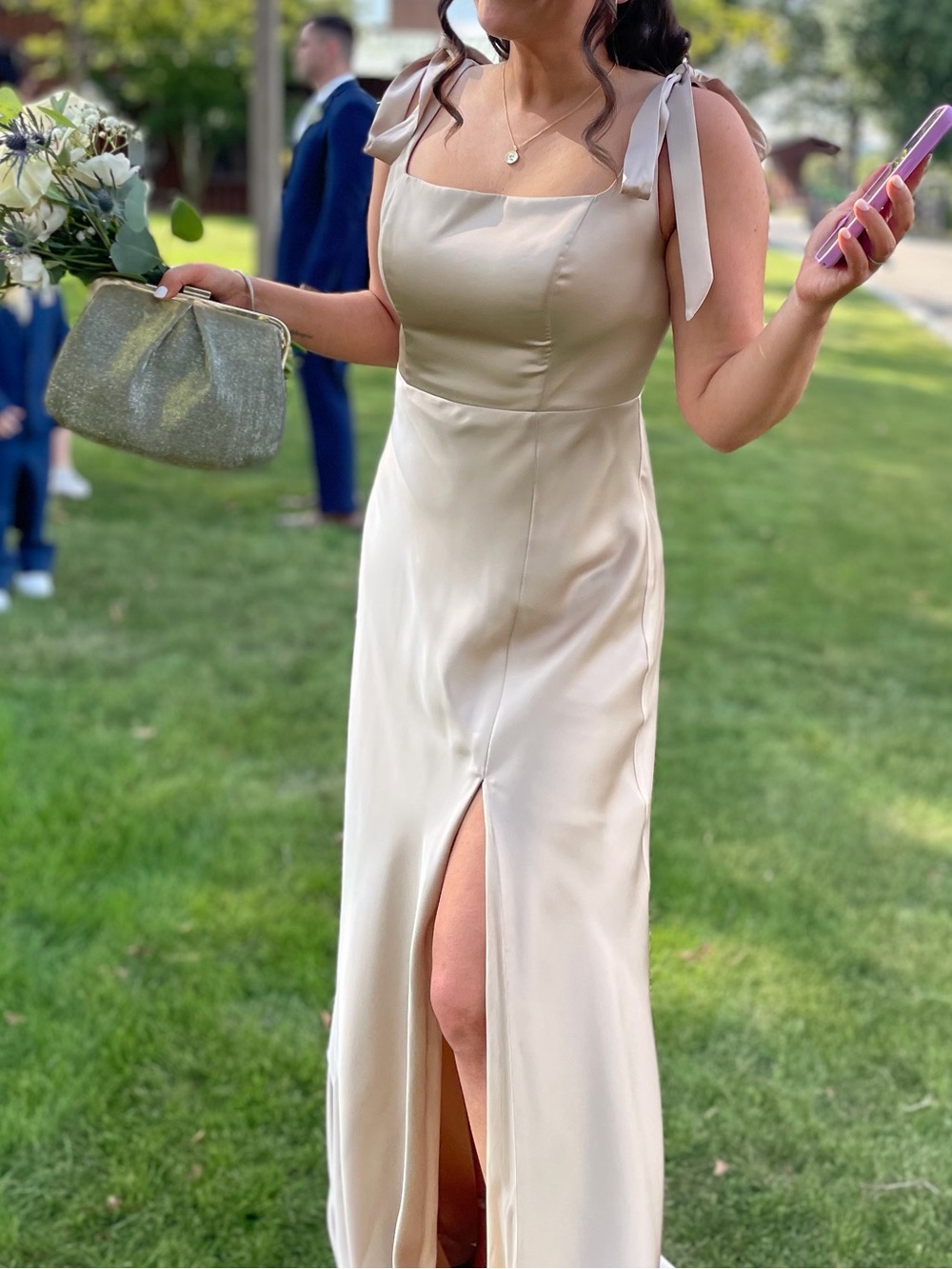 Alex Dress in Gold